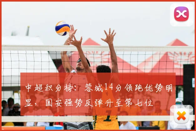 中超积分榜：蓉城14分领跑优势明显，国安强势反弹升至第七位